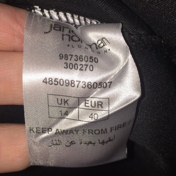 Jane Norman Dress Animal Blouson Skater Size 10 - Picture 10 of 12